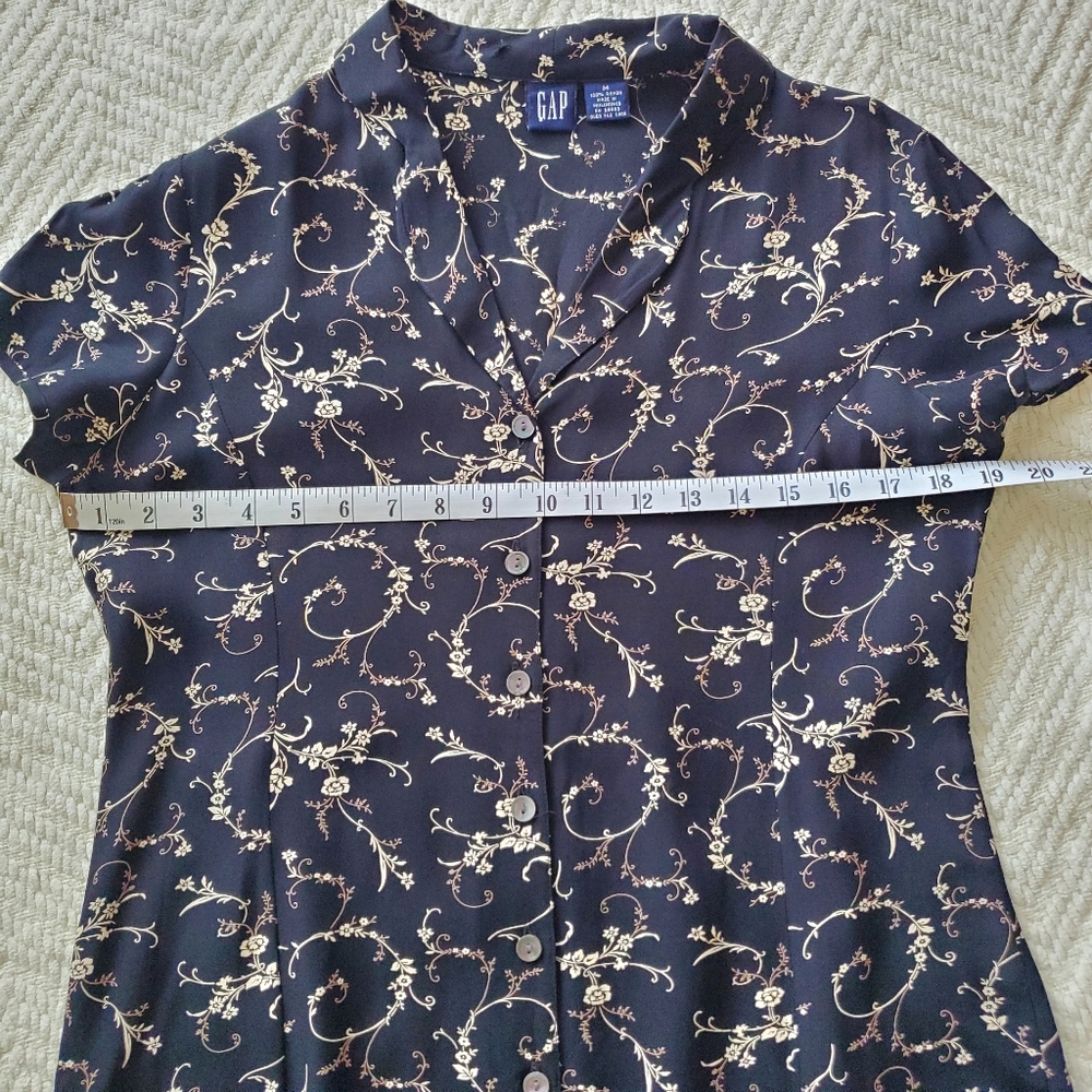 Vintage Gap Floral Button Down Sun Dress - Picture 9 of 15
